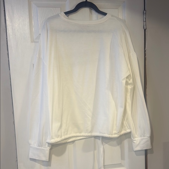 White and Gold Sweatshirt - Picture 2 of 5